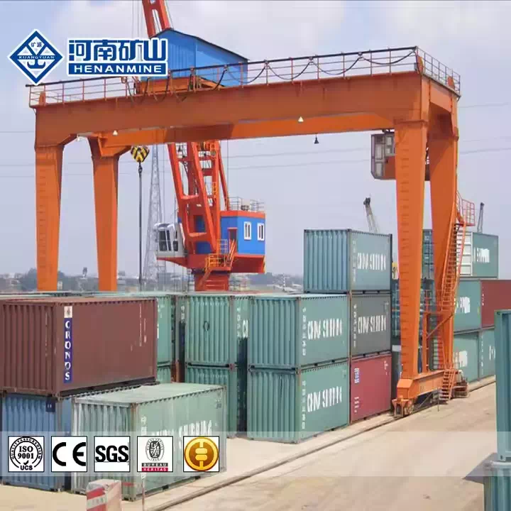 Rail-Mounted Gantry (RMG) Crane for Port and Intermodal Yards